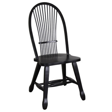 Liberty Furniture Treasures Sheaf Back Side Chair in Black - Set of 2