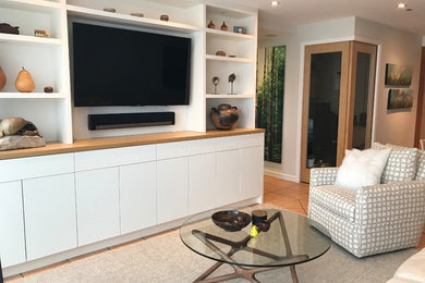 Living room - contemporary living room idea in Other
