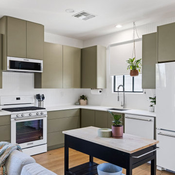 Fresh Modern Olive Kitchen