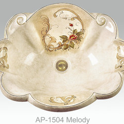 Hand Painted Drop-in Sinks by Atlantis - Bedroom Products