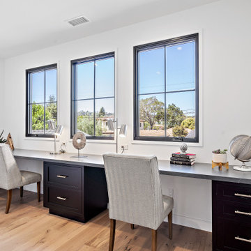 San Carlos, CA | Modern Farmhouse | Home Office