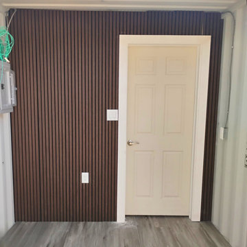 Shipping Container → Podcast Studio (with Custom Deck + Soundproofing)
