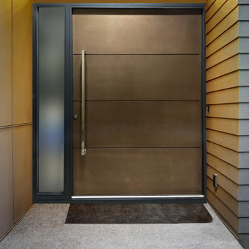 Bronze Pivot Entrance Door