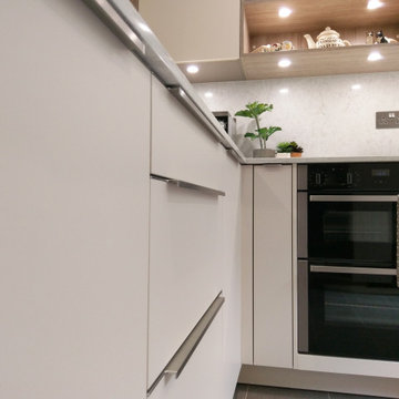 Luxury German kitchen in Kenton, Harrow by Kudos Interior Designs