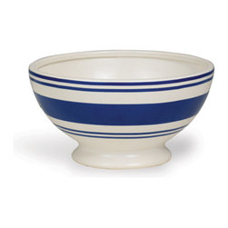 Ridgewood Navy Bowl - Serving And Salad Bowls