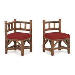 Rustic Side Chair #1304 & Corner Chair #1306  by La Lune Collection - Armchairs And Accent Chairs