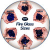 Crushed Fire Glass Blends, 10 lbs, Holiday Spirit | 3/8"-3/4"