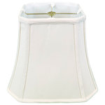 Royal Designs, Inc. - Royal Designs Square Cut Corner Bell Lamp Shade, White, 8"x14"x11.25", Single - The Square Cut Corner Bell Basic Lamp Shade is part of the Royal Designs, Inc. Timeless Basic Shade Collection and is a traditional yet stunning way to finish the look of your lamp. Our fancy lampshade makes a subtle statement and will turn your floor lamp or table lamp into a talking piece. We have decades of experience in the business of lampshades and we're proud to offer multiple product lines that exemplify handcrafted quality and value. Be sure to browse our vast collection of shades in a wide variety of distinctive shapes that will add a new level of sophistication to your lighting and home decor.