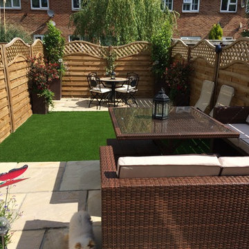 Small garden landscaping in Sussex