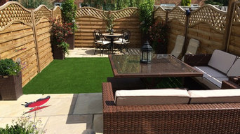 Small garden landscaping in Sussex