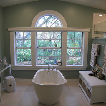 MIll Creek Master Bath Becomes a Private Spa