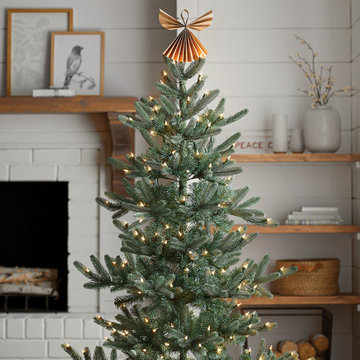 Festive Holiday Tradition with Pre-Lit Christmas Trees Collection - Hearth & Han