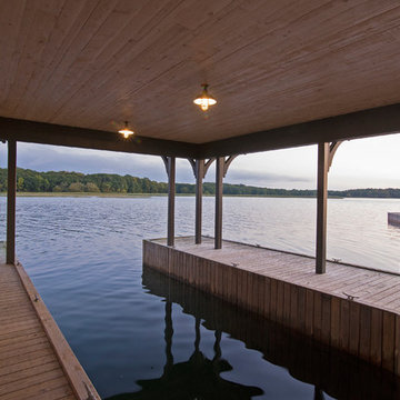 Eel Bay Island Boathouse with Living Quarters