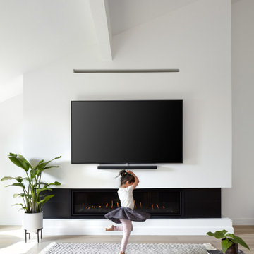 New modern fireplace