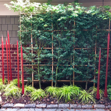 South Charlotte Courtyard Garden, After Photo