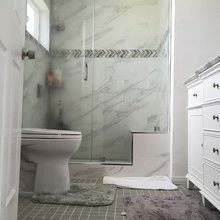 bathroom windowsill