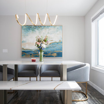 Fresh and Bright White Kitchen with Quartz Countertops