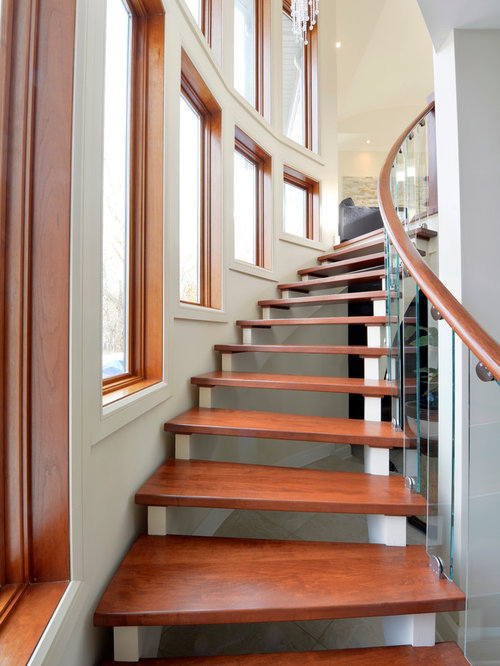 Open Risers Staircase Houzz