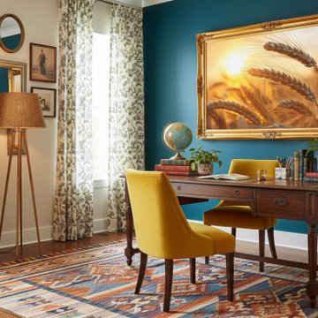 Amber Waves Eclectic Style Wall Art