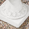 GDF Studio Renee Lightweight Concrete Chalice Garden Decorative Urn Planter, Antique White
