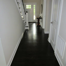 Black/dark wood floors