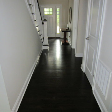 East Hampton new construction - Red Oak stained Ebony