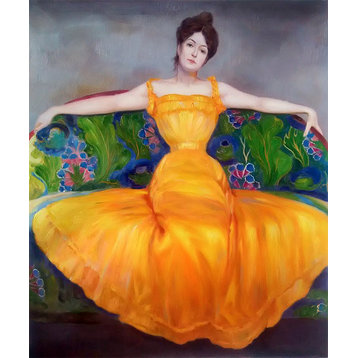 Lady in Yellow Dress