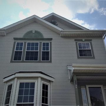 Marvin Infinity Double Hung Windows with White Exterior Install in Burlington, N