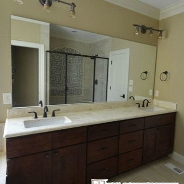 Cognac Shaker Cabinets