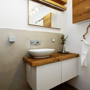 Rustikal modernes Badezimmer