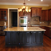 painted kitchen island