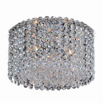 Allegri - Milieu Metro 10.5x7in 3 Lt Modern Flush by Allegri - From the Milieu Metro collection  this Modern 10.5Wx7H inch 3 Light Flush Mount will be a wonderful compliment to  any of these rooms: Bathroom; Hallway; Bedroom; Closet
