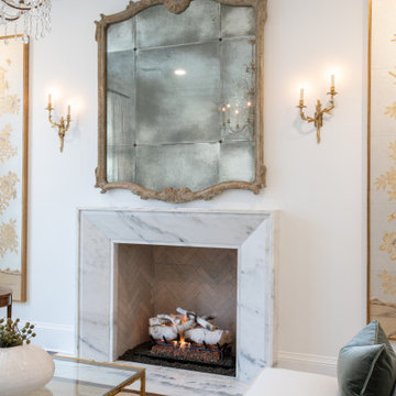 Formal Living Fireplace