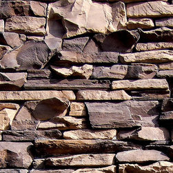 Coronado Stone Products - Coronado Canyon Ledge Stone Veneer - Color: Brookside - Manufactured Stone - Siding And Stone Veneer