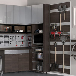 Lago Milano Grey Finish - Garage And Tool Storage