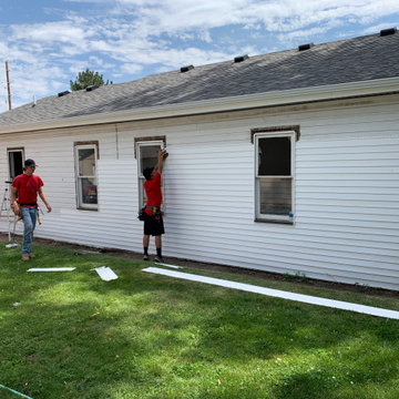 fire roof rebuild