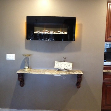 Updated 1980's Colonial Kitchen