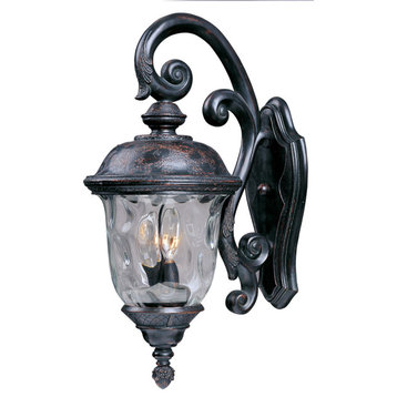 Carriage House Outdoor Downlight Lantern - Oriental Bronze, Medium, Die Cast Alu