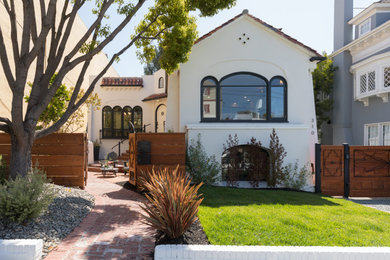 Inspiration for a mediterranean exterior home remodel in San Francisco