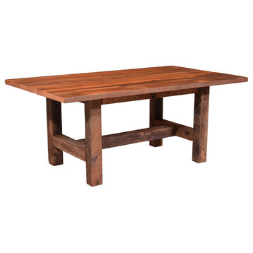 Acadia Reclaimed Barnwood Table, 96" Long