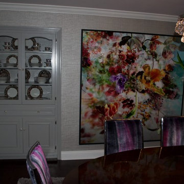 Purple Bling Dining Room