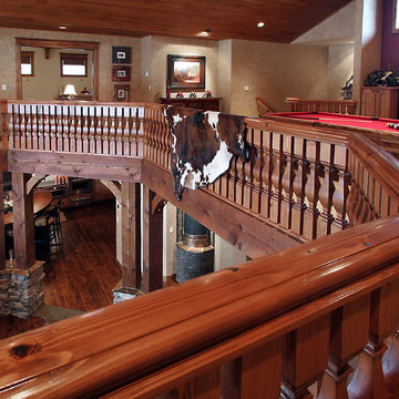 Creative Rustic Game Room