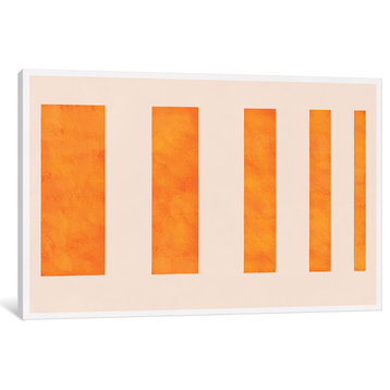 "Modern Art - Orange Levies" by 5by5collective, 40x26x1.5"