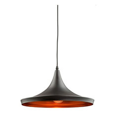 50 Most Por Midcentury Modern Pendant Lights For 2018 Houzz A Touch Of Design Flatbush Pendant Light Matte Black Lighting