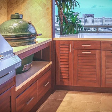 NATURE KAST - WEATHER PROOF CABINETS ( OUTDOOR KITCHEN SPACES)