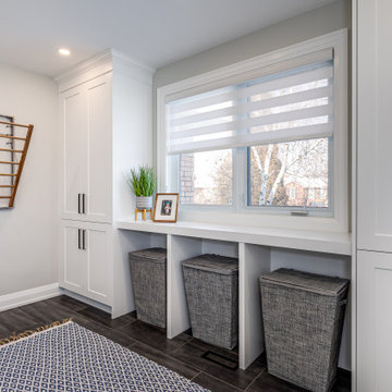 Birchcliff Laundry Room Reno and Decor