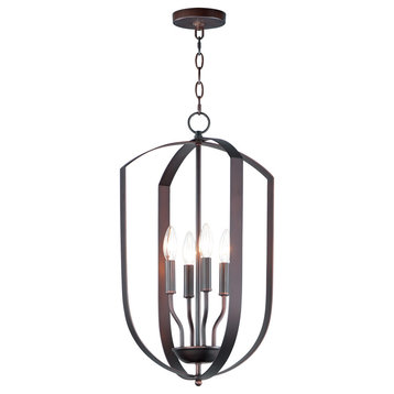 Maxim Provident 4-Light Transitional Chandelier in Oil Rubbed Bronze
