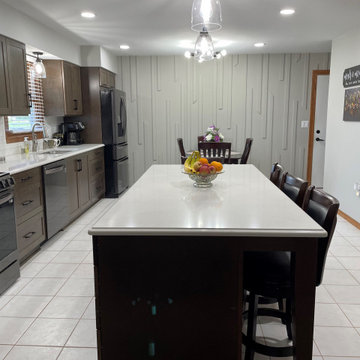Contemporary Kitchen Transformation With New Cabinets