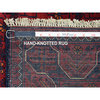 Deep and Saturated Red, Afghan Khamyab, Soft Wool Hand Knotted Rug, 2'8"x6'6"