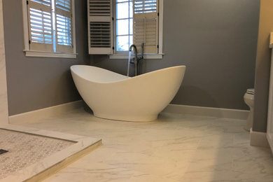 Inspiration for a bathroom remodel in Atlanta